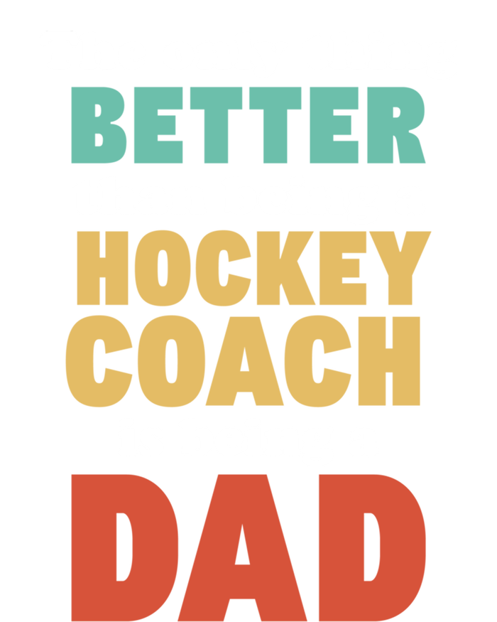 I'm A Dad And Hockey Coach Funny Fatherhood Funny Dad Gift Ladies Essential Tank