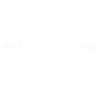 Baking Is My Therapy Cake Baking Pastry Confectioner Baker Gift Sustainable Knit Beanie