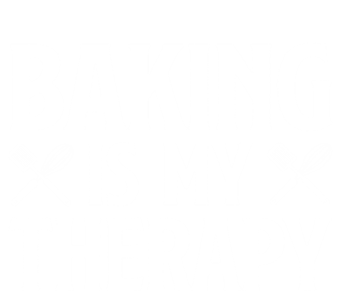 Baking Is My Therapy Cake Baking Pastry Confectioner Baker Gift Sustainable Knit Beanie