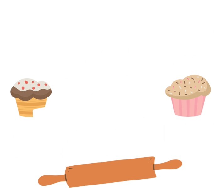 Baking Is My Therapy Cake Baking Pastry Confectioner Baker Gift T-Shirt