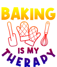 Baking Is My Therapy Cake Baking Pastry Confectioner Baker Gift Valucap Bio-Washed Visor