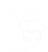 Baking Is My Therapy Cook Hat Funny Bakers Gift Sustainable Beanie