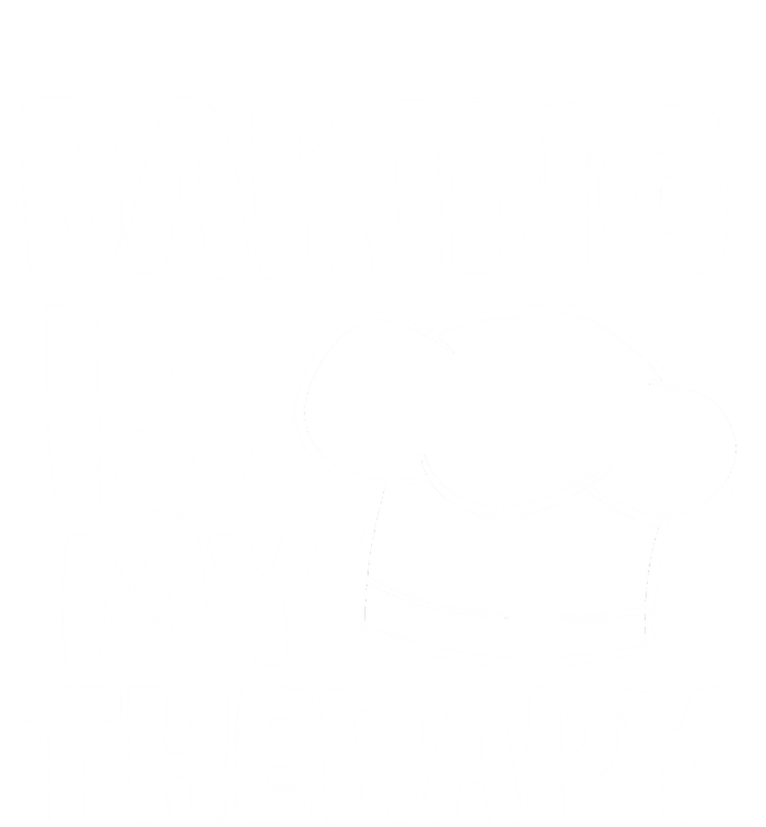 Baking Is My Therapy Cook Hat Funny Bakers Gift Sustainable Beanie