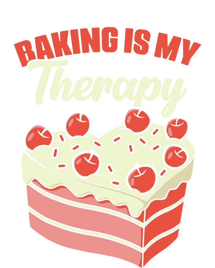 Baking Is My Therapy Cupcake Cookie Pastry Chef Baker Cool Gift T-Shirt