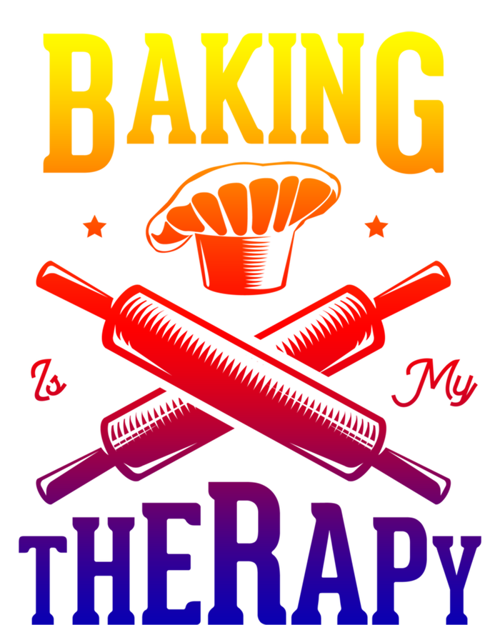 Baking Is My Therapy Design For A Baker Baking Gift Toddler Long Sleeve Shirt