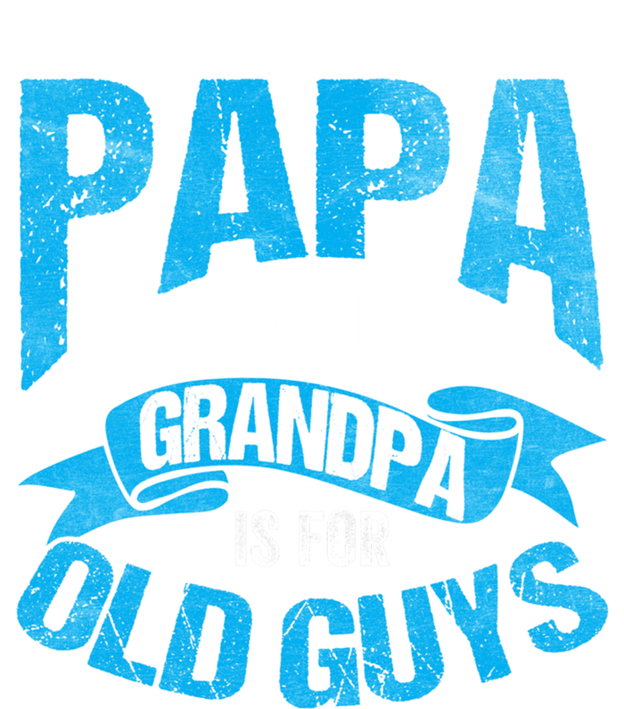 Papa Like A Grandpa Only Cooler Grandma Fatherhood Funny Funny Gift Full Zip Hoodie