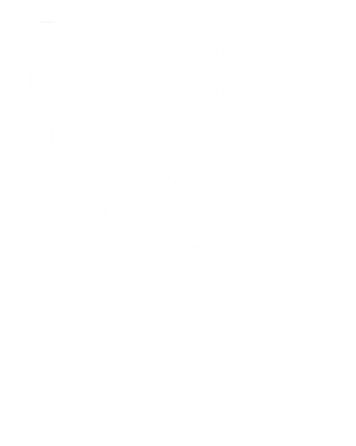 Baking Is My Therapy Funny Baker Baking Lover Funny Gift Kids Long Sleeve Shirt