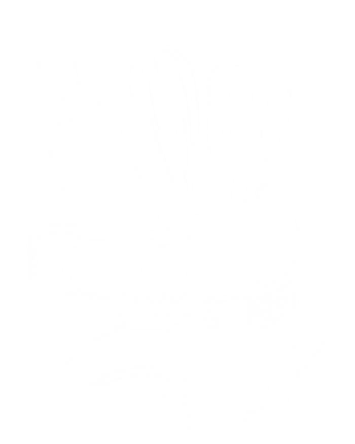 Baking Is My Therapy Funny Baking Gift Funny Gift Premium T-Shirt