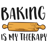 Baking Is My Therapy Funny Cookie Baking Baker Gift Ladies Essential Flowy Tank