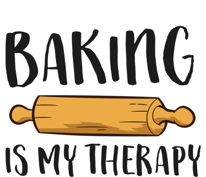 Baking Is My Therapy Funny Cookie Baking Baker Gift Ladies Essential Flowy Tank