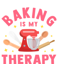 Baking Is My Therapy Funny Cooking Baker Bakery Pastry Funny Gift Meaningful Gif T-Shirt