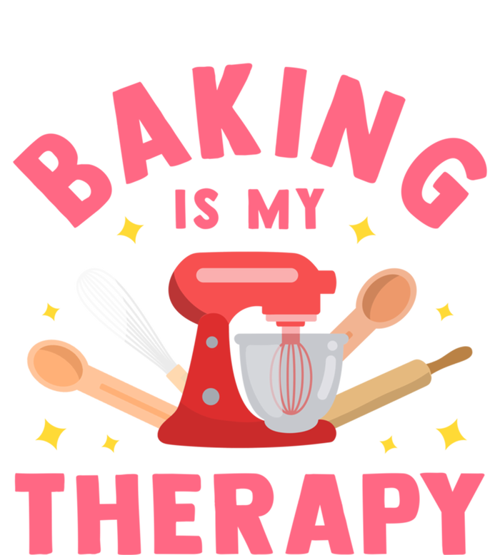 Baking Is My Therapy Funny Cooking Baker Bakery Pastry Funny Gift Meaningful Gif T-Shirt