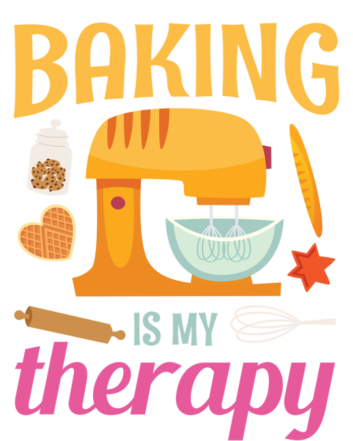 Baking Is My Therapy Funny Vintage Baker Lover Bakers Gift Meaningful Gift Sustainable Knit Beanie