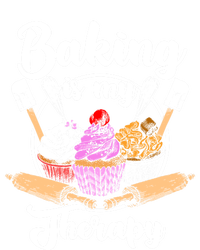 Baking Is My Therapy Happy Baker Cake Bread Pastry Chef Funny Gift Tote Bag