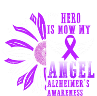 Alzheimers Awareness Hero Is Now My Angel Remembrance Purple Gift Tie Dye Hoodie