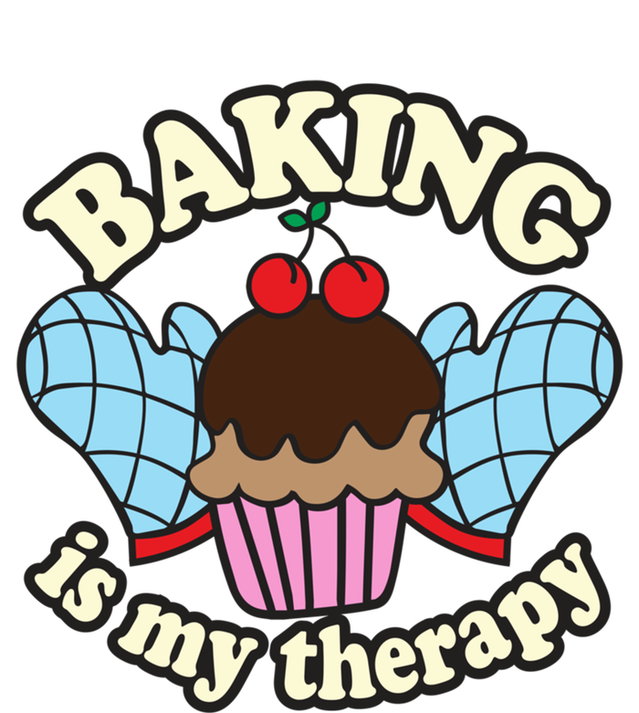 Baking Is My Therapy Muffin Cupcake Cake Confectioner Gift T-Shirt