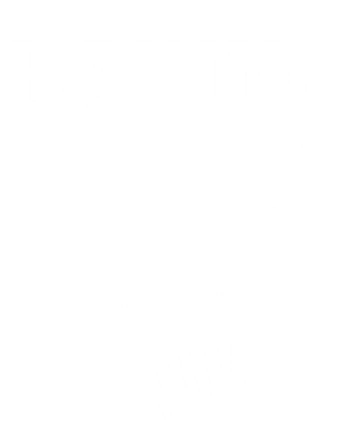 Baking My Therapy Pastry Chef Gift Tall T-Shirt