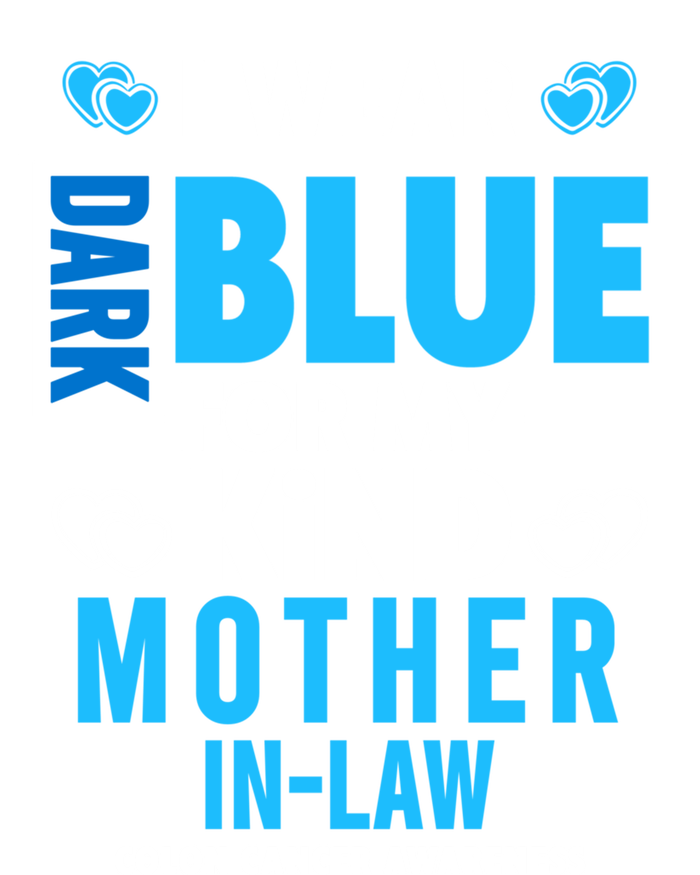 I Wear Dark Blue For My Mother In Law Colon Cancer Awareness Gift Tall Sweatshirt