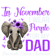 I Wear Purple For My Dad Pancreatic Cancer Awareness Month Gift T-Shirt