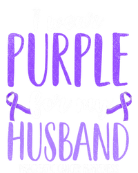 I Wear Purple For My Husband Pancreatic Cancer Awareness Meaningful Gift Sweatshirt