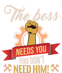 The Boss Needs You Full-Length Apron With Pockets