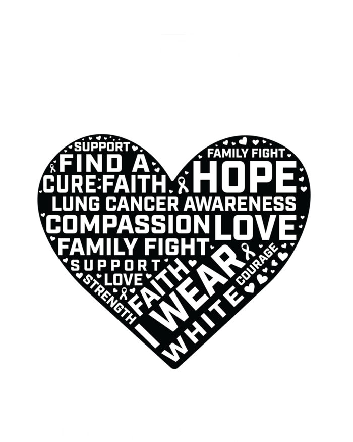 In Memory Of My Hero Is Now My Angel Lung Cancer Awareness Gift Tank Top