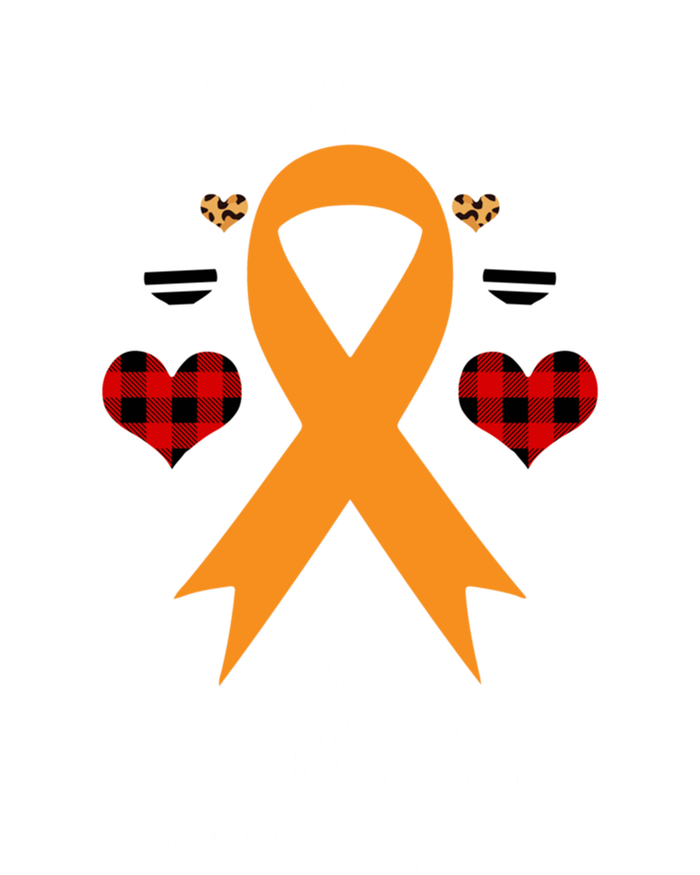 Leukemia Awareness Remembrance Hero Is Now My Angel Gift Kids T-Shirt