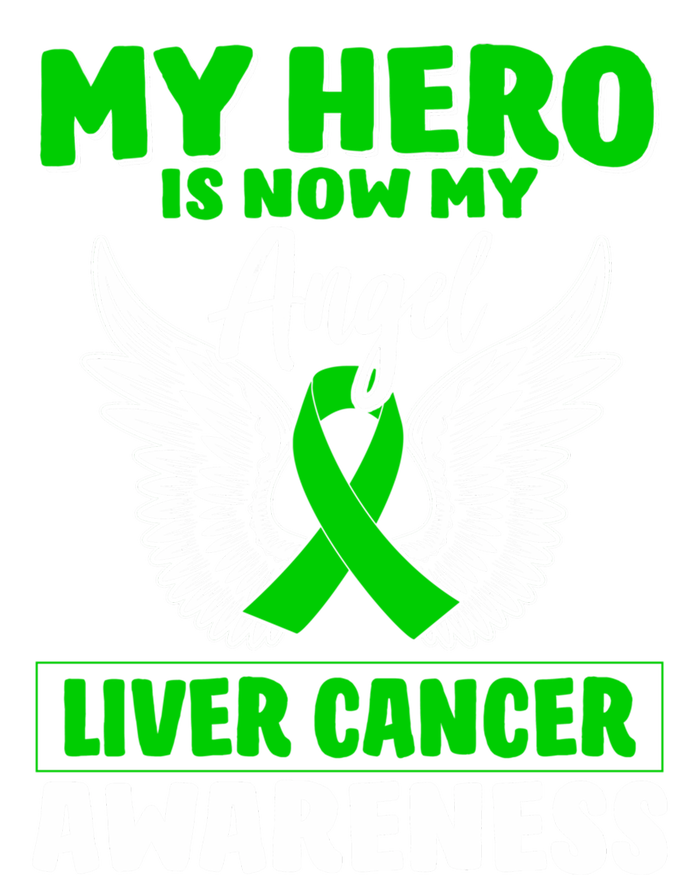 Liver Cancer Awareness My Hero Is Now My Angel Liver Cancer Gift Insulated Varsity Jacket