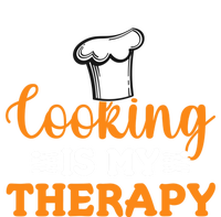 Cooking Is My Therapy Cook Baking Baker Chef Gift Pom Pom 12in Knit Beanie