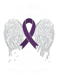 My Hero Is Now My Angel Alzheimer's Awareness Alzheimer Great Gift Women's V-Neck T-Shirt