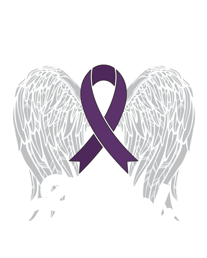 My Hero Is Now My Angel Alzheimer's Awareness Alzheimer Great Gift Women's V-Neck T-Shirt