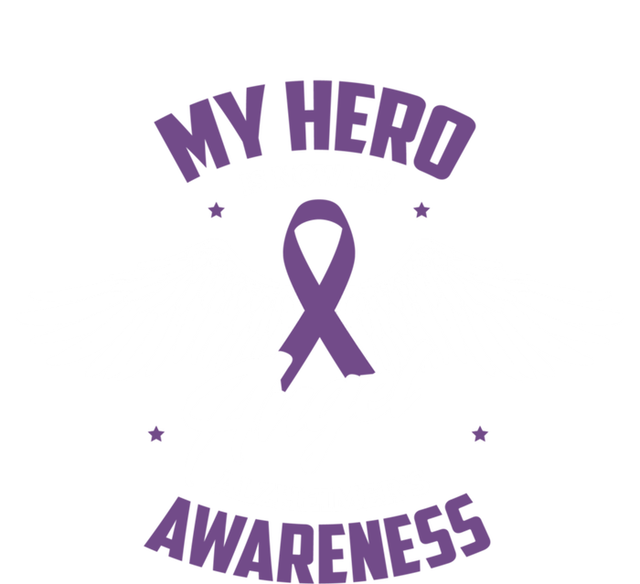 My Hero Is Now My Angel Alzheimer's Awareness Alzheimer Cute Gift Short Acrylic Beanie