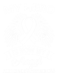 My Hero Is Now My Angel Alzheimer's Awareness Purple Ribbon Gift Toddler Sweatshirt