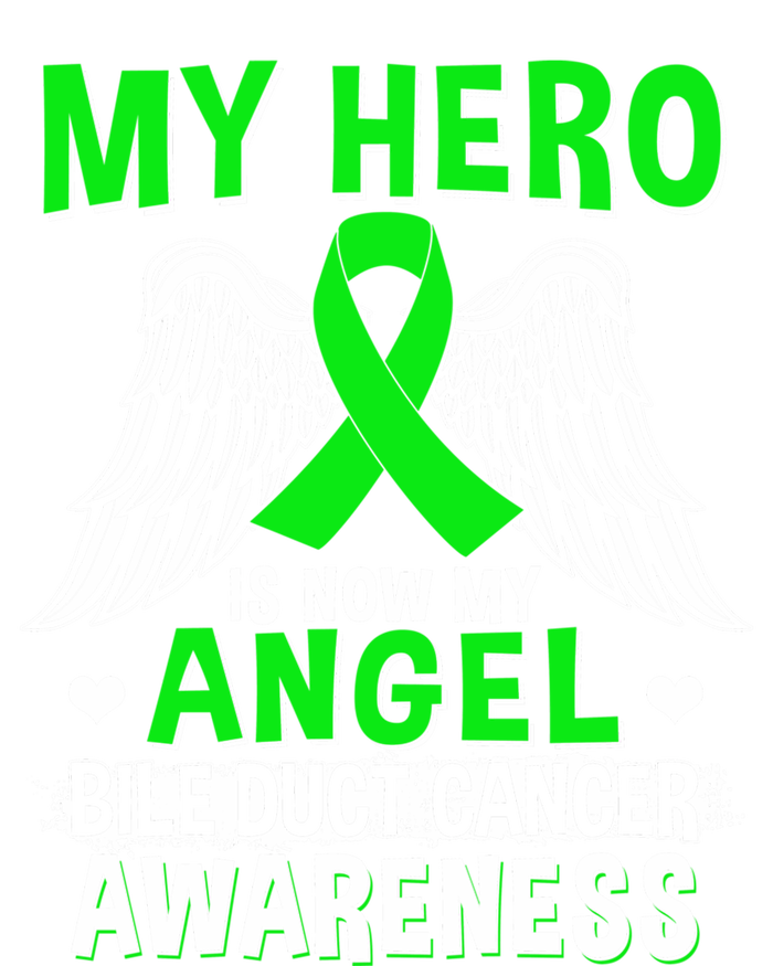 My Hero Is Now My Angel Bile Duct Cancer Awareness Gift Kids Sweatshirt