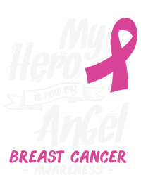 My Hero Is Now My Angel Breast Cancer Pink Ribbon Wings Cool Gift Infant Baby Jersey Bodysuit