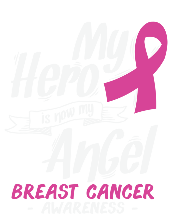 My Hero Is Now My Angel Breast Cancer Pink Ribbon Wings Cool Gift Infant Baby Jersey Bodysuit