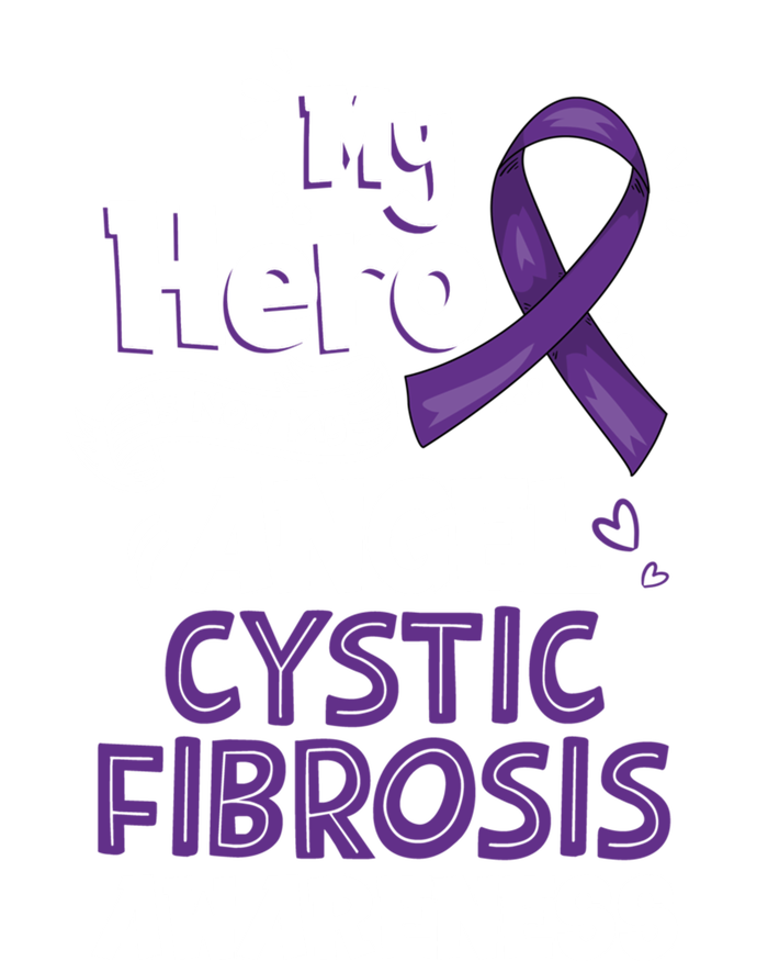 My Hero Is Now My Angel Cystic Fibrosis Awareness Gift Toddler Long Sleeve Shirt