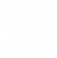 Funny Baking Is My Therapy Rolling Pin Trendy Baker Humor Gift Sustainable Knit Beanie