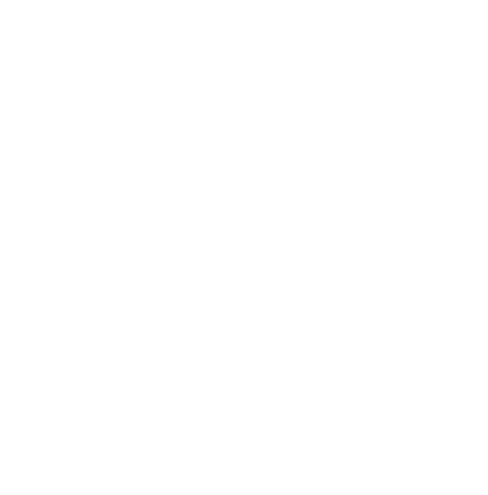 Funny Baking Is My Therapy Rolling Pin Trendy Baker Humor Gift Sustainable Knit Beanie