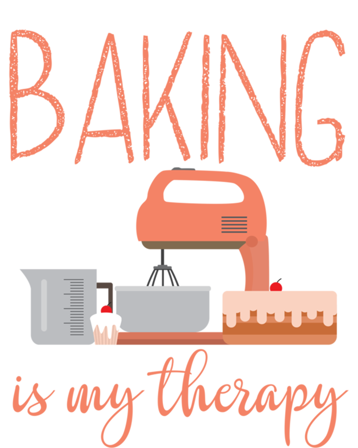 Funny Baking Is My Therapy Xmas Holiday Cool Gift T-Shirt