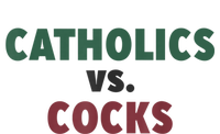 Catholics VS Cocks Funny Religious Tie-Dye T-Shirt