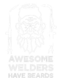 Awesome Welders Have Beards Funny Proud Welde Flat Bill Trucker Hat