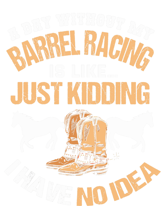 Barrel Racing Barrel Racing Lover Funny Barrel Racer Kids Long Sleeve Shirt