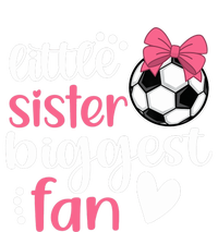 Little Sister Biggest Fan | Soccer Sister Soccer Sis Short Acrylic Beanie