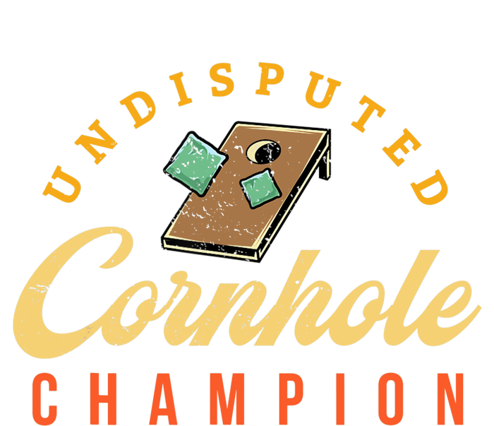 Tournament Win Cornhole Champion Corn Hole Champ Toss Game Ladies Long Sleeve Shirt