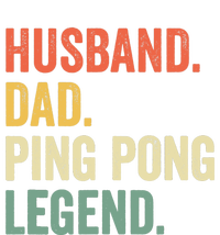 Funny Ping Pong Husband Dad Table Tennis Legend Vintage Women's Tri-Blend 3/4-Sleeve Raglan Shirt