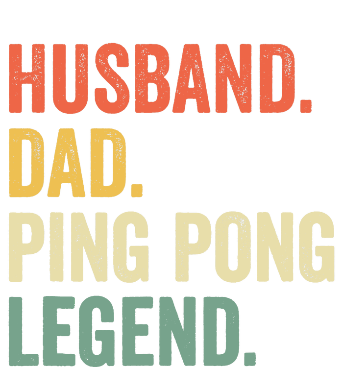 Funny Ping Pong Husband Dad Table Tennis Legend Vintage Women's Tri-Blend 3/4-Sleeve Raglan Shirt