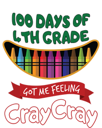 100 Days Of 4th Grade Got Me Feeling Cray Cray V-Neck T-Shirt