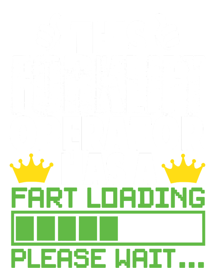 Forklift Operator Fart Loading Oddly Specific Funny Ironic Enza Ladies Jersey Football T-Shirt