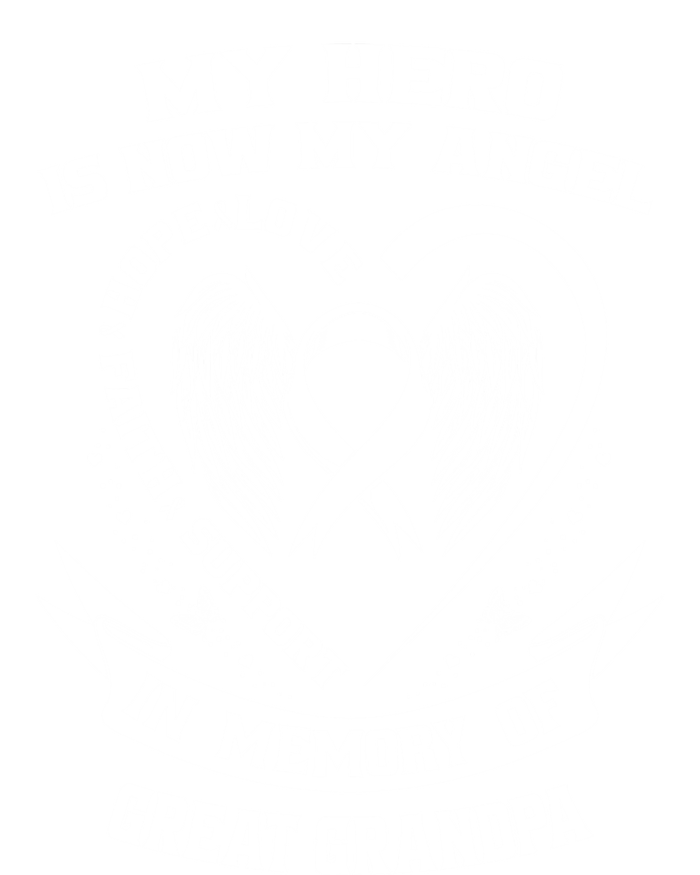 My Hero Is Now My Angel Lung Cancer Awareness Great Grandpa Great Gift Hoodie